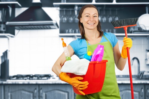 Detailed deep cleaning service in Finsbury Park for kitchen and bathroom areas