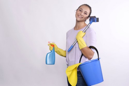 Commercial window cleaning for a shopfront in Finsbury Park