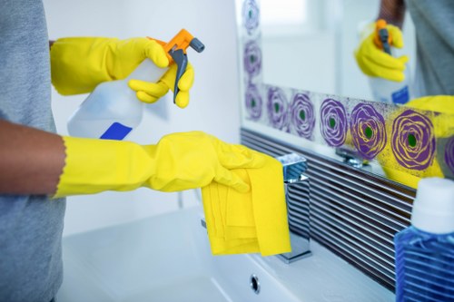 Carpet cleaning service with safety-focused procedures and equipment
